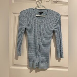 Tommy Hilfiger 3/4 sleeves button down cotton cardigan